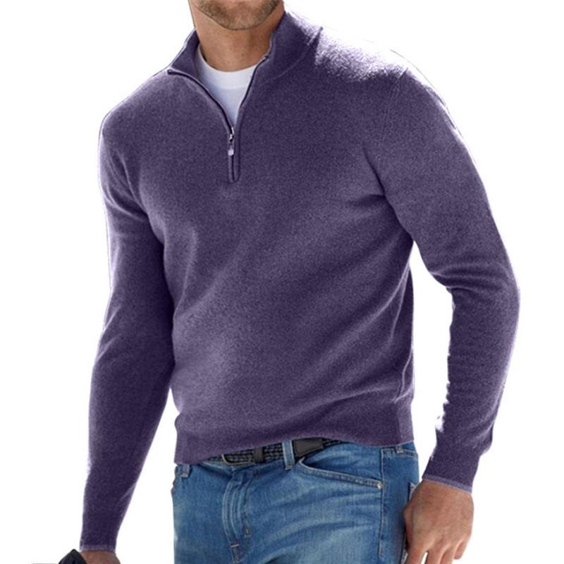 Enzo - Warm, Versatile & Stylish Half-Zip Sweater