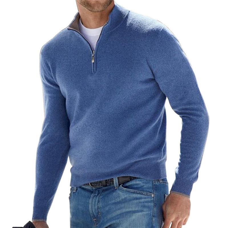 Enzo - Warm, Versatile & Stylish Half-Zip Sweater
