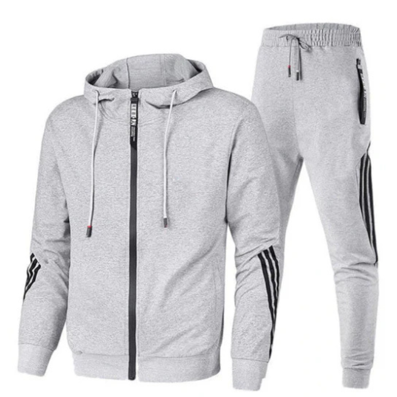 Caleb - Sporty Style Two-Piece Tracksuit Set