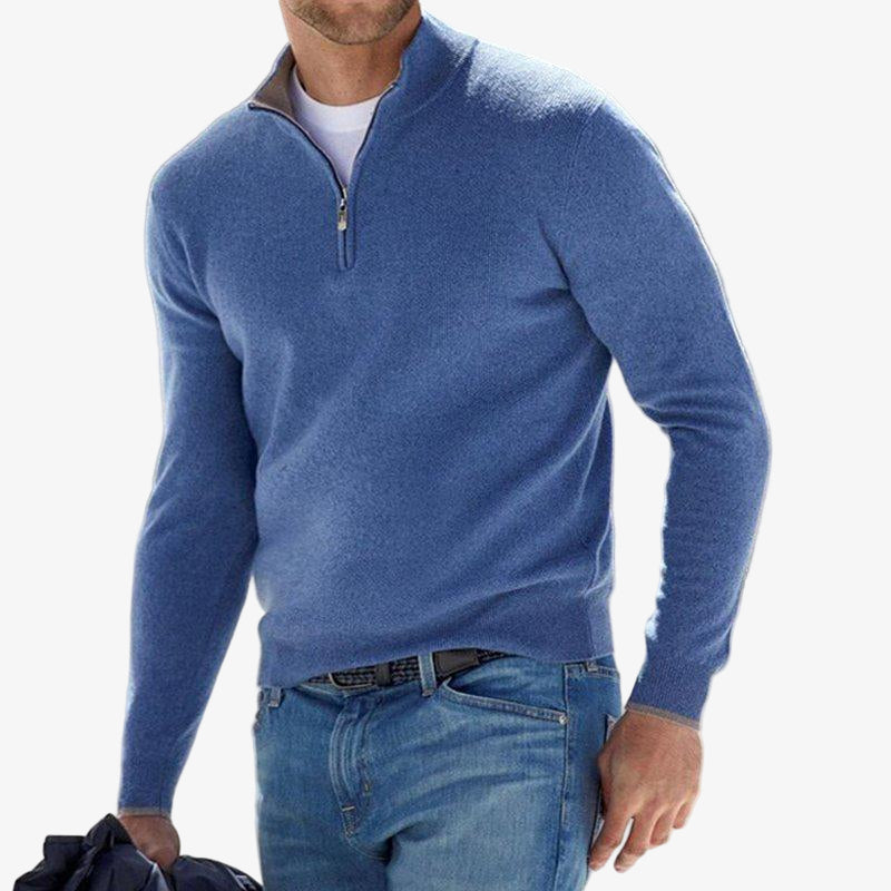 Enzo - Warm, Versatile & Stylish Half-Zip Sweater