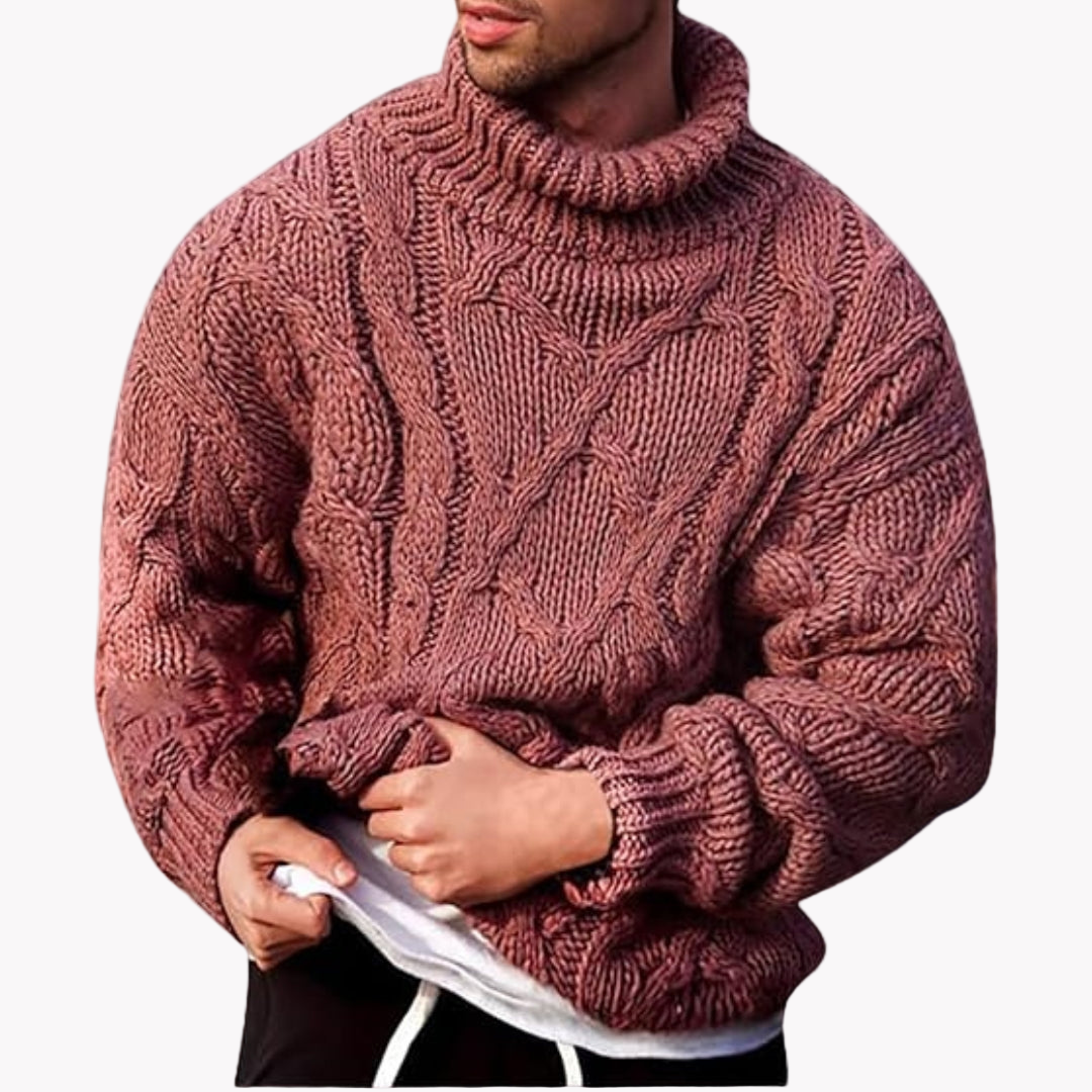 Alex - Turtleneck Winter Sweater for Warmth and Style