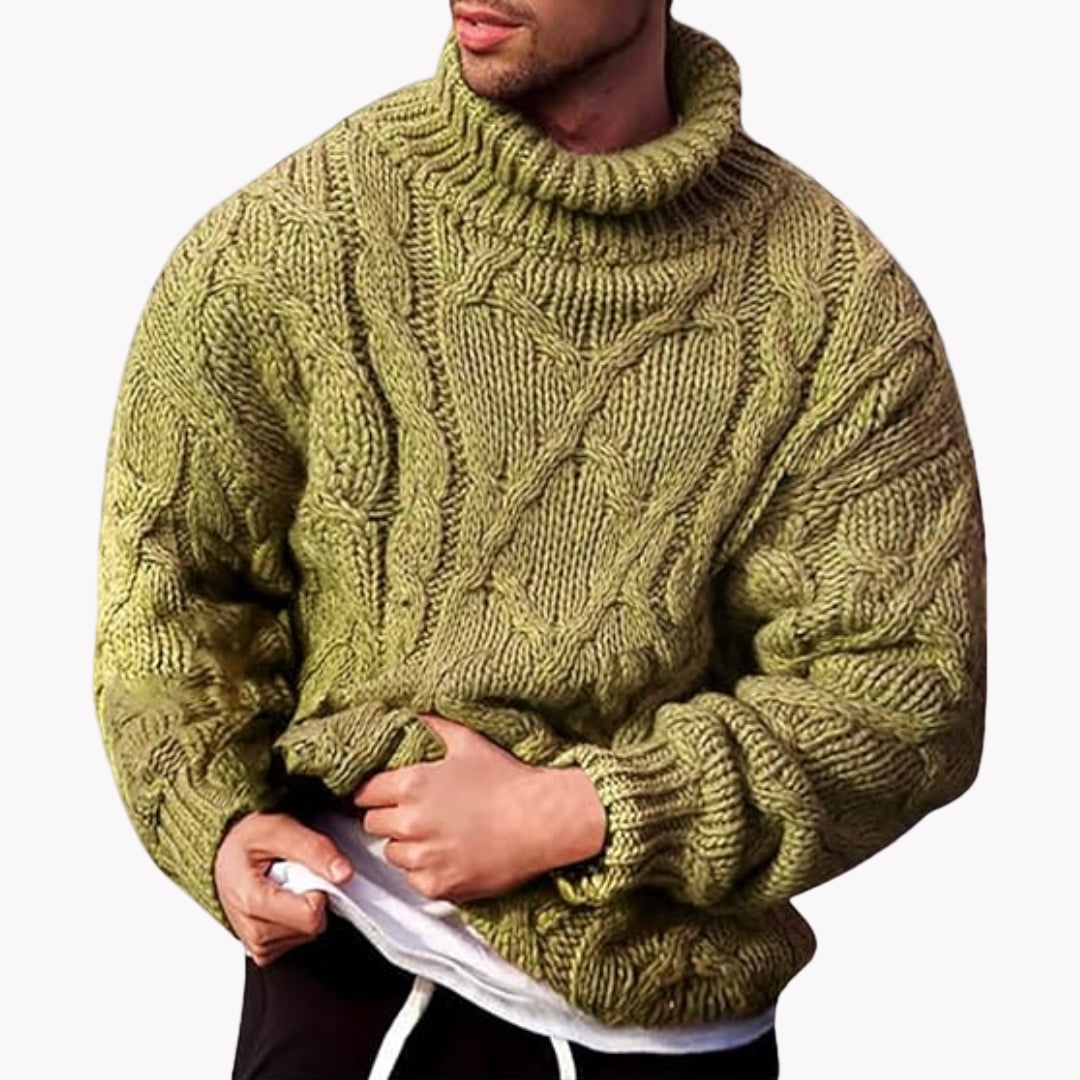 Alex - Turtleneck Winter Sweater for Warmth and Style