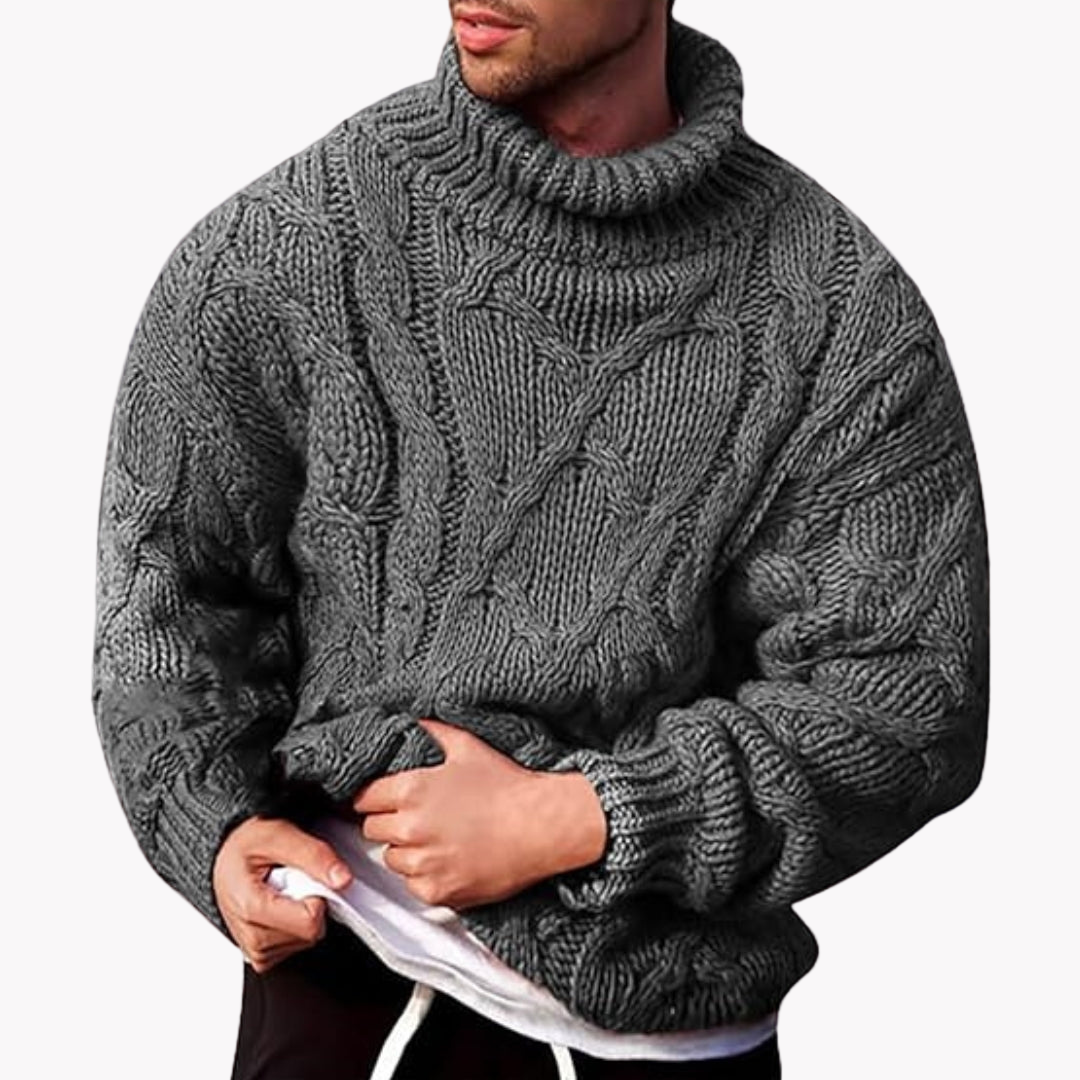 Alex - Turtleneck Winter Sweater for Warmth and Style