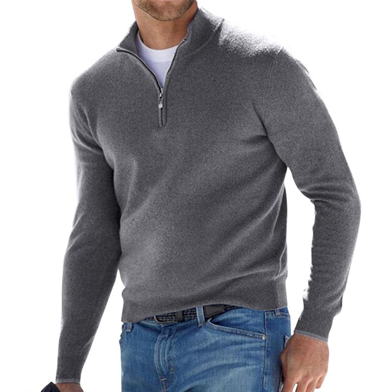Enzo - Warm, Versatile & Stylish Half-Zip Sweater