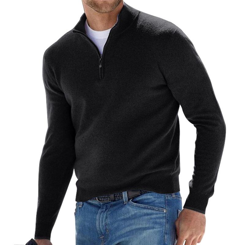 Enzo - Warm, Versatile & Stylish Half-Zip Sweater