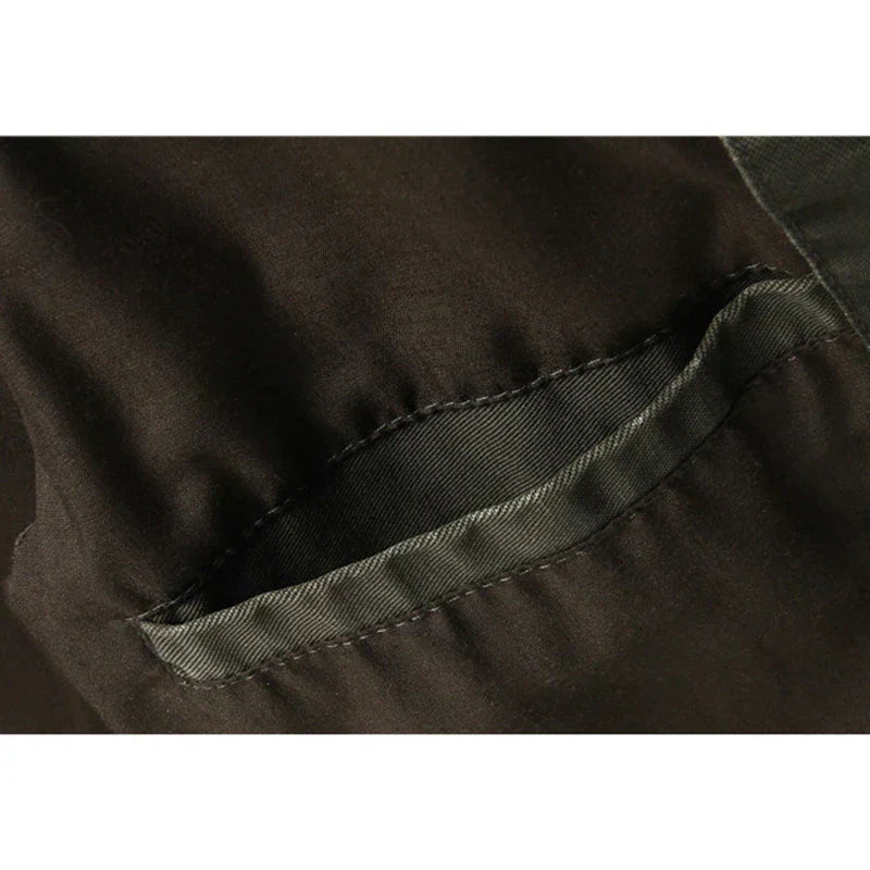 Men's Casual Utility Jacket with Stand-Up Collar - Stylish & Functional Outerwear for Everyday Wear