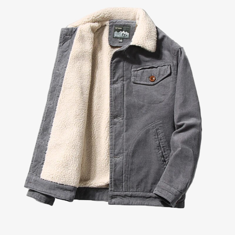 Albie - Vintage & Warm Button-Down Jacket