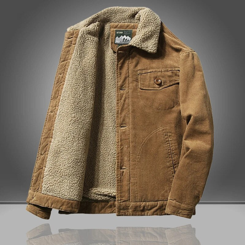 Albie - Vintage & Warm Button-Down Jacket