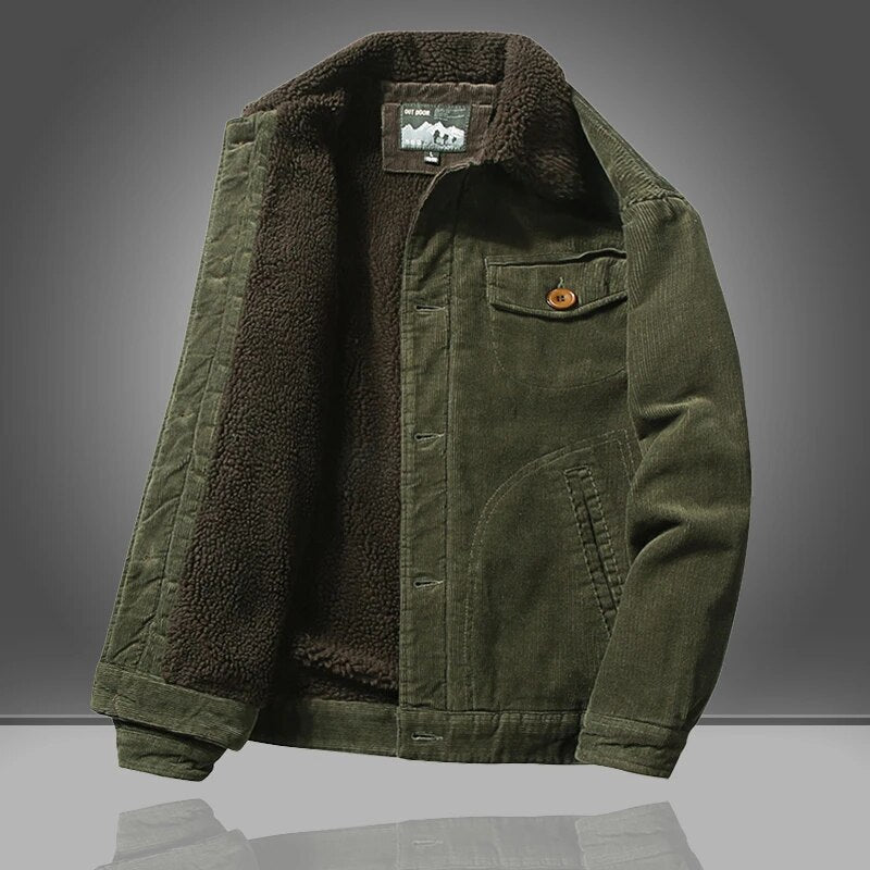 Albie - Vintage & Warm Button-Down Jacket