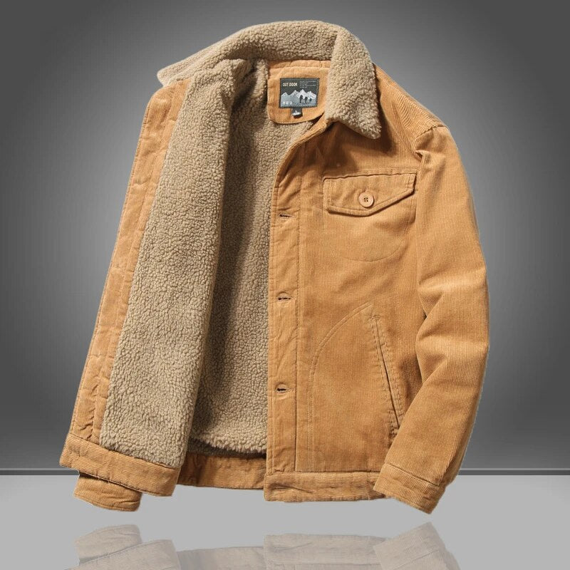 Albie - Vintage & Warm Button-Down Jacket