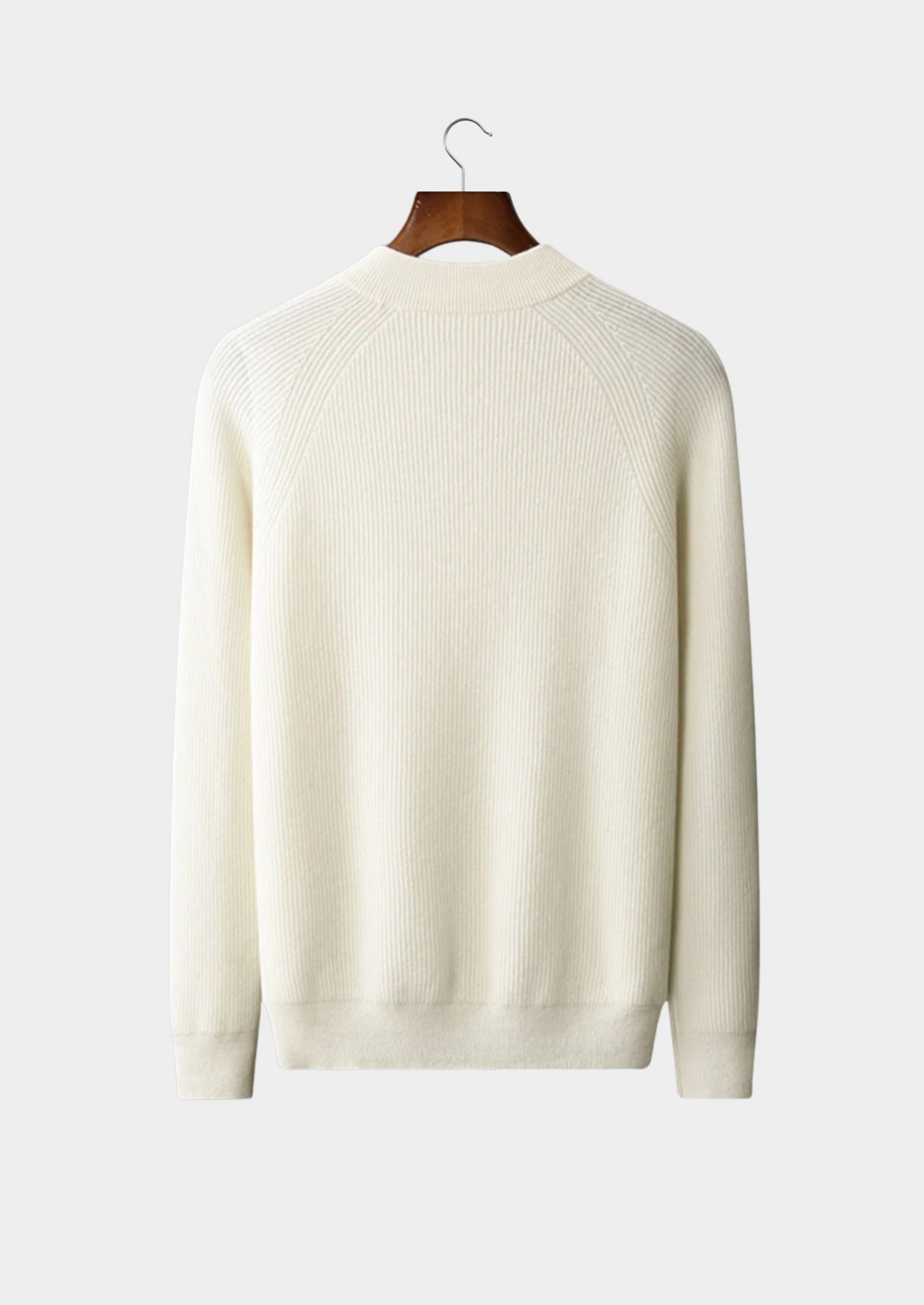 Cashmere Button Sweater Gray Premium Cashmere