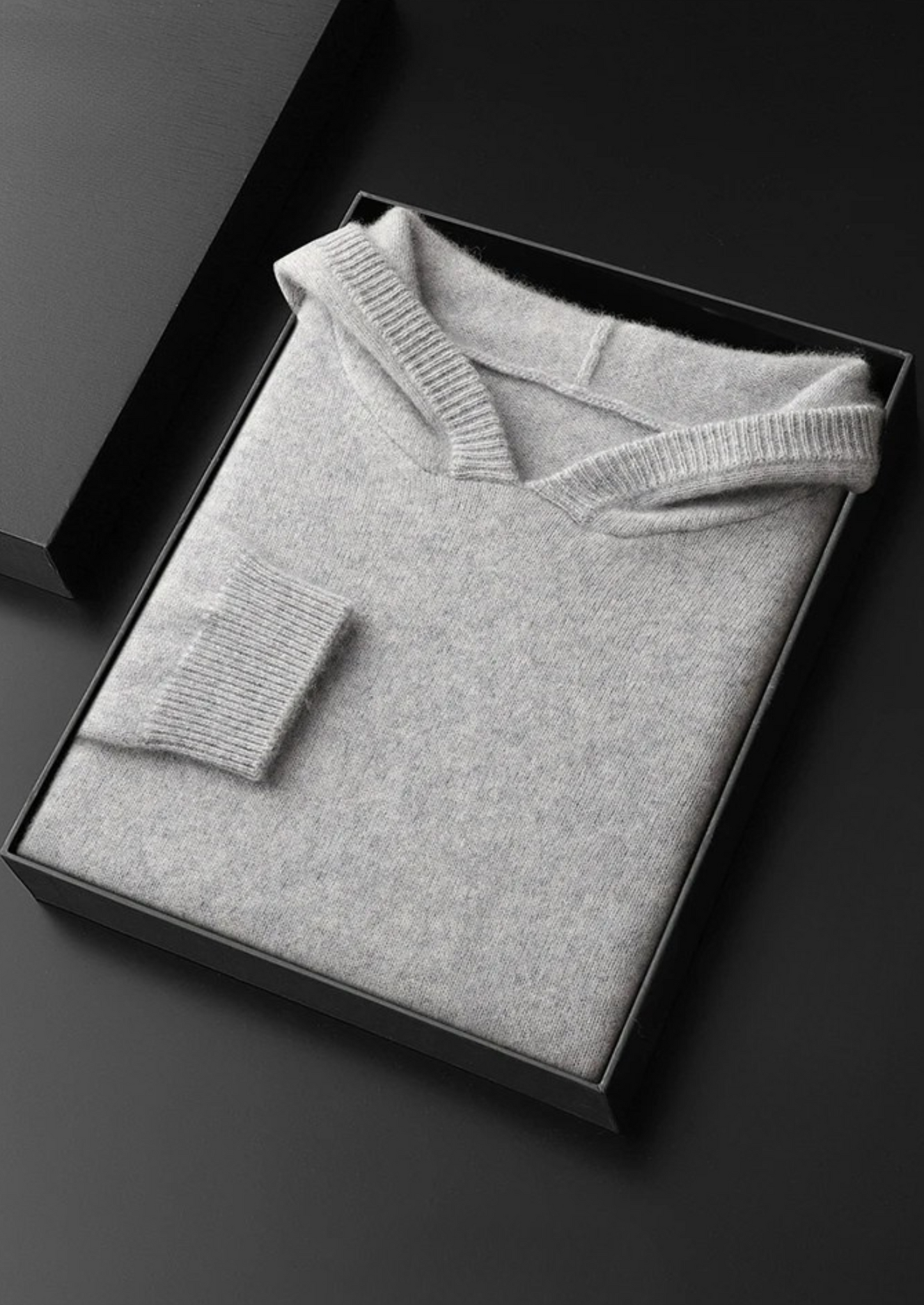Cashmere Leisure Hoodie Grey
