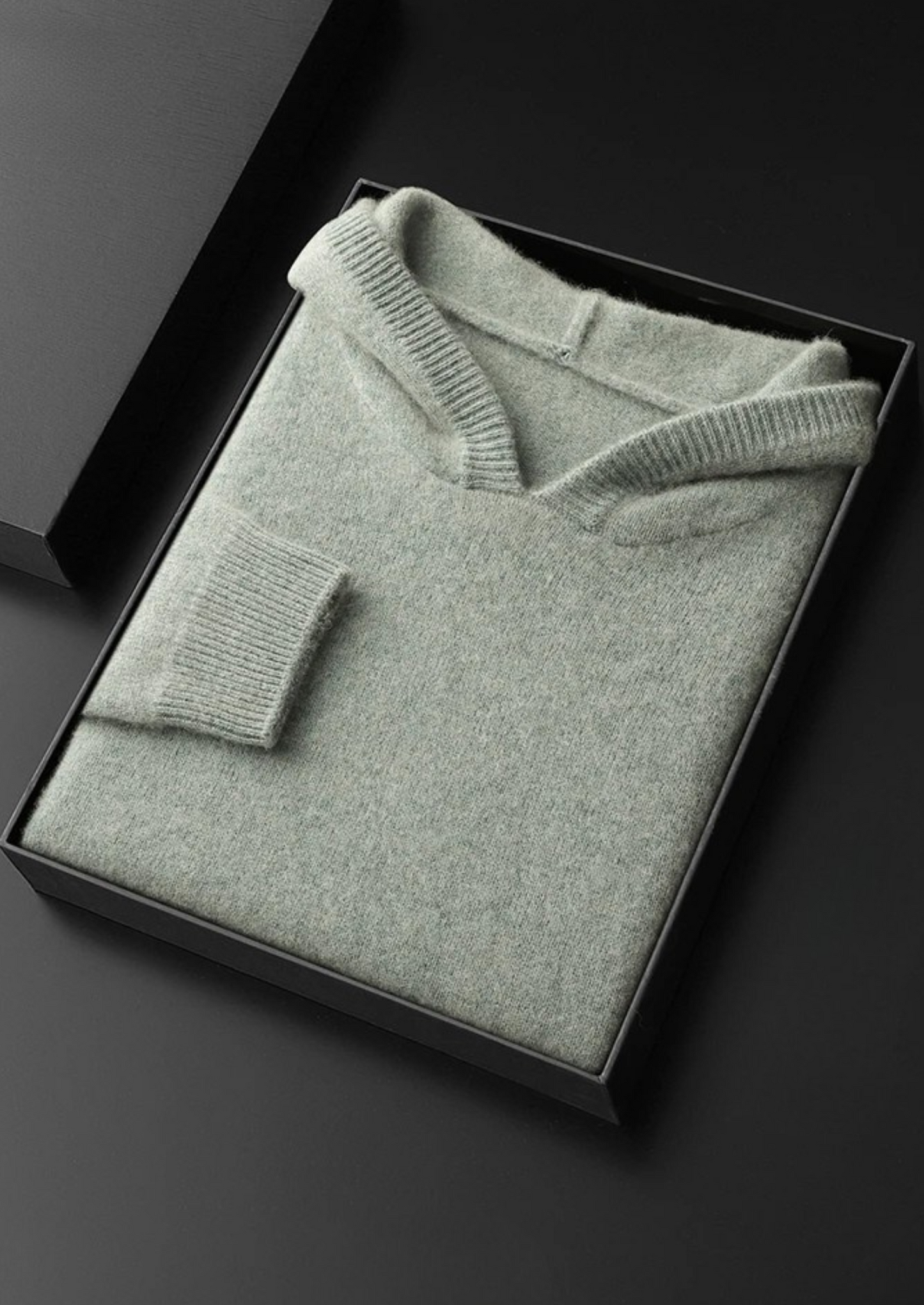Cashmere Leisure Hoodie Grey