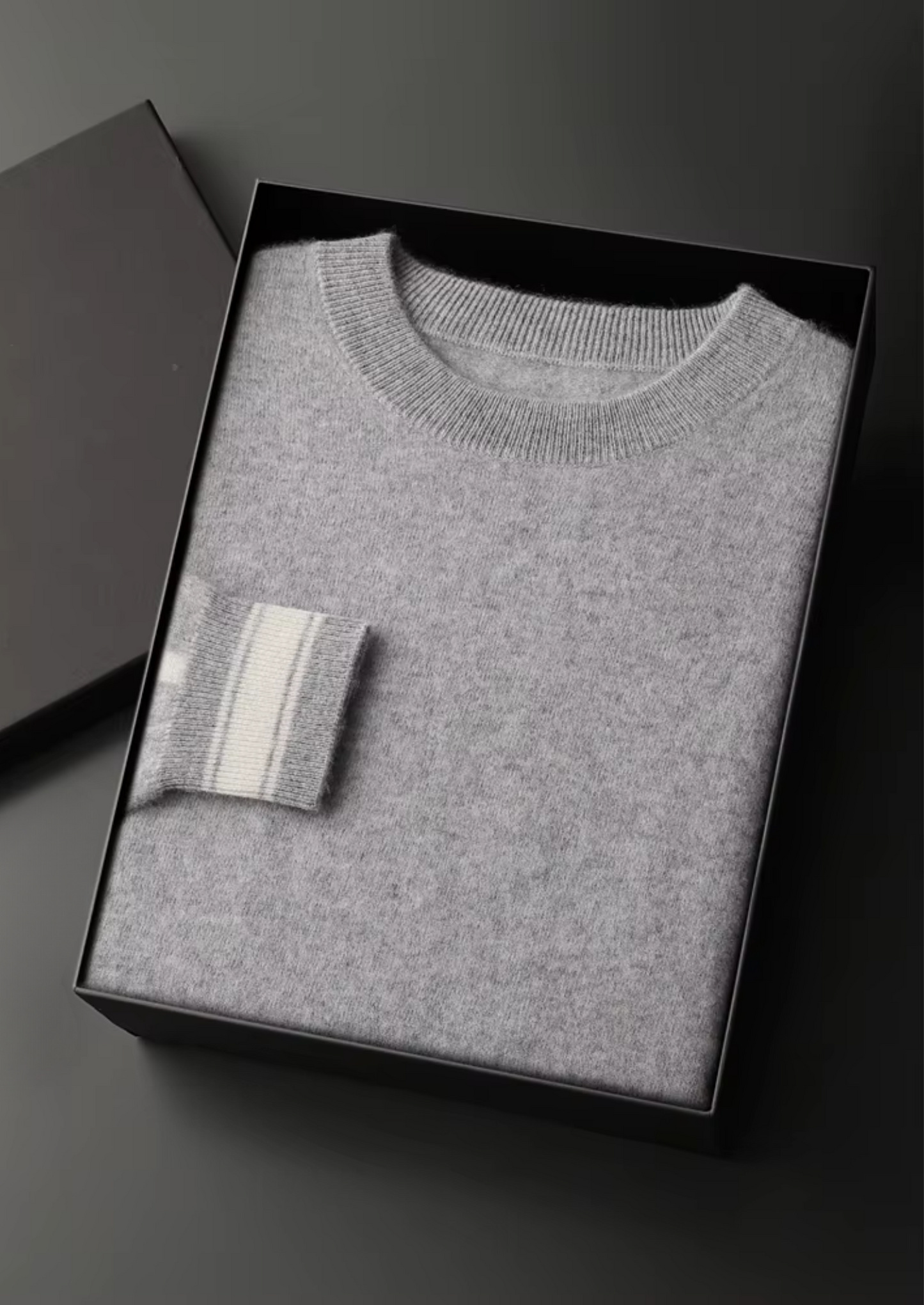 Cashmere Leisure Set Gray Soft Fabric