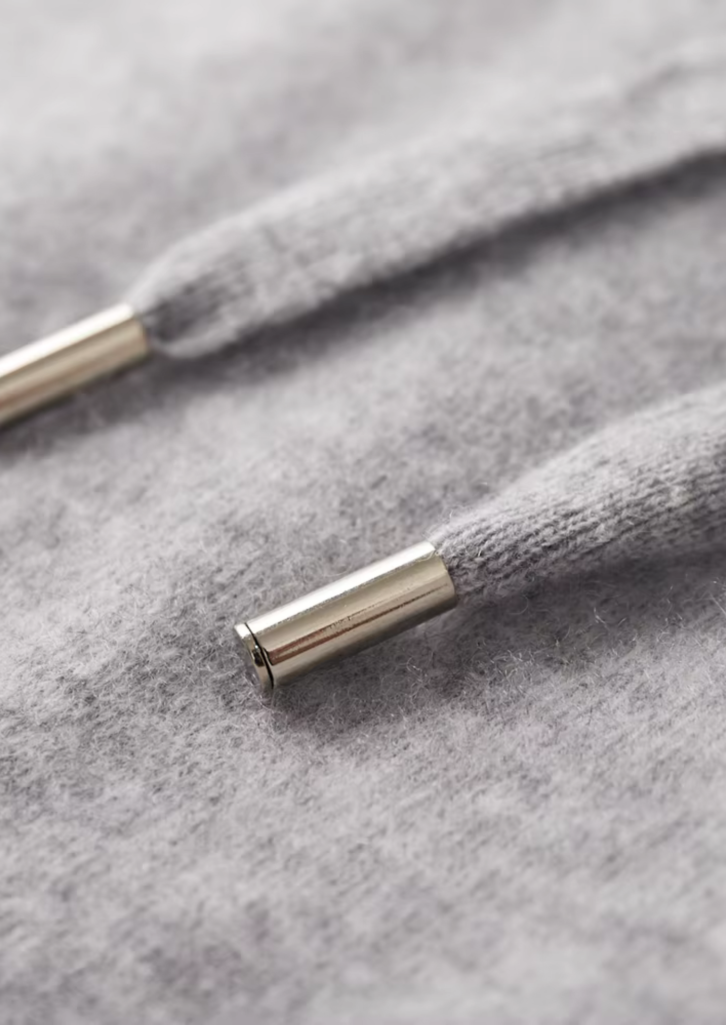 Cashmere Leisure Set Gray Soft Fabric