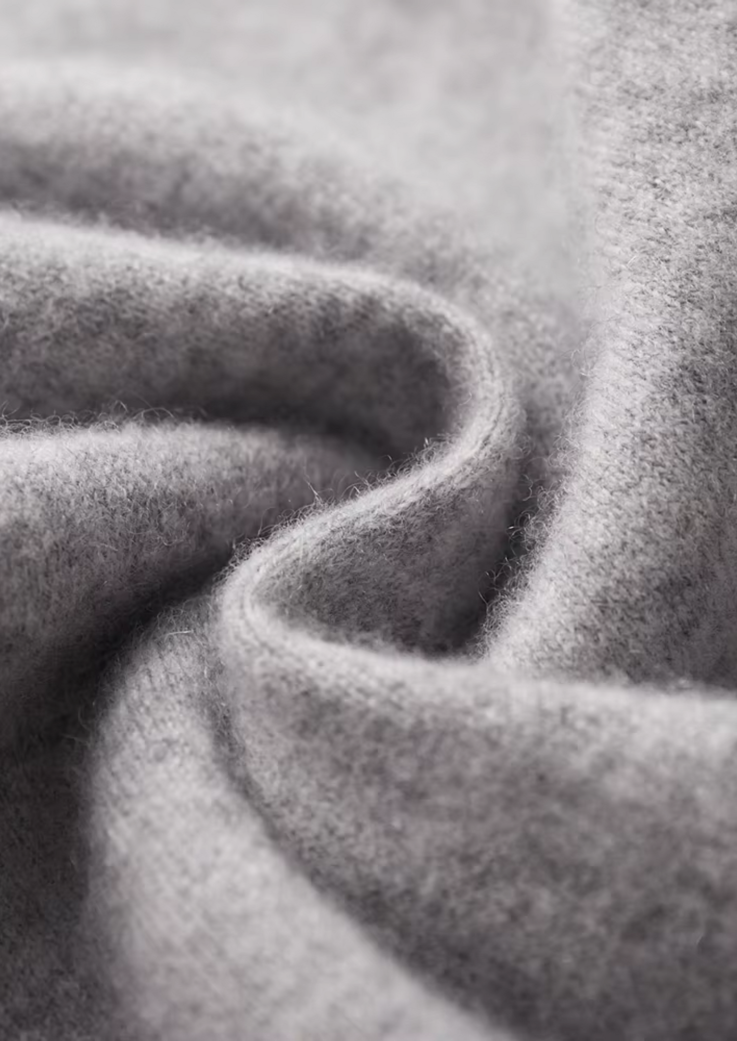 Cashmere Leisure Set Gray Soft Fabric