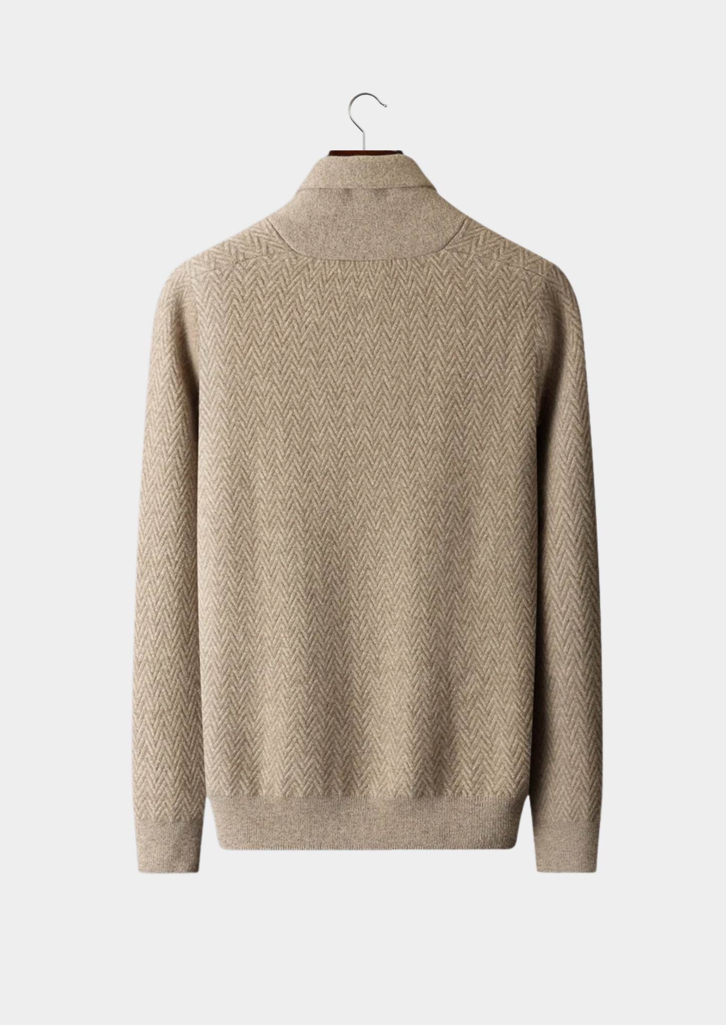 Cashmere Sweater Women's Zigzag Button Design Soft Lightweight