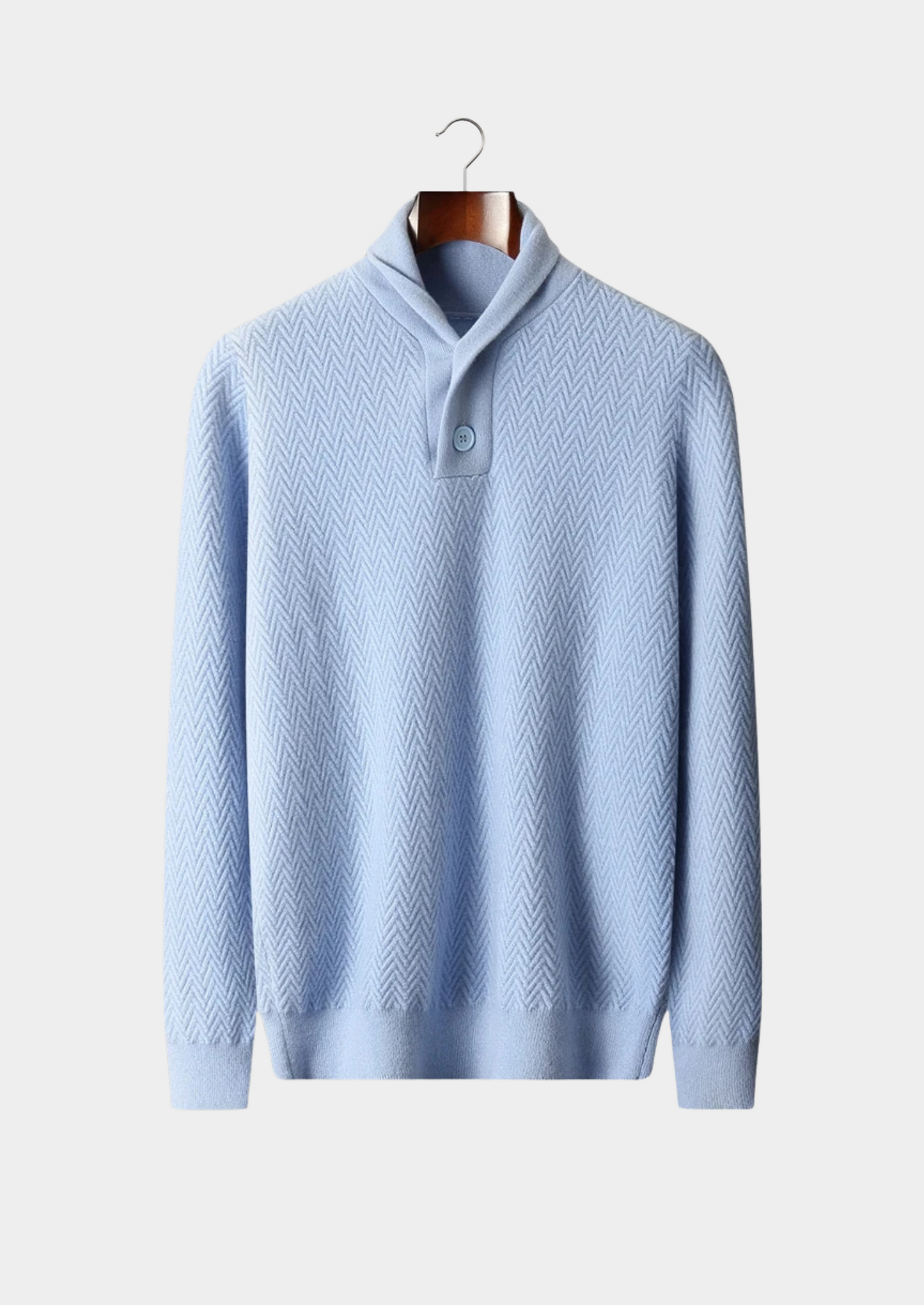 Cashmere Sweater Women's Zigzag Button Design Soft Lightweight