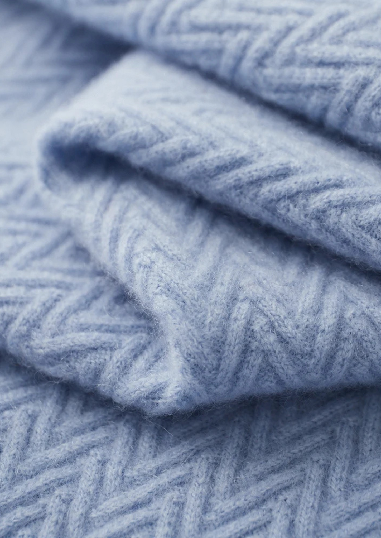Cashmere Sweater Women's Zigzag Button Design Soft Lightweight