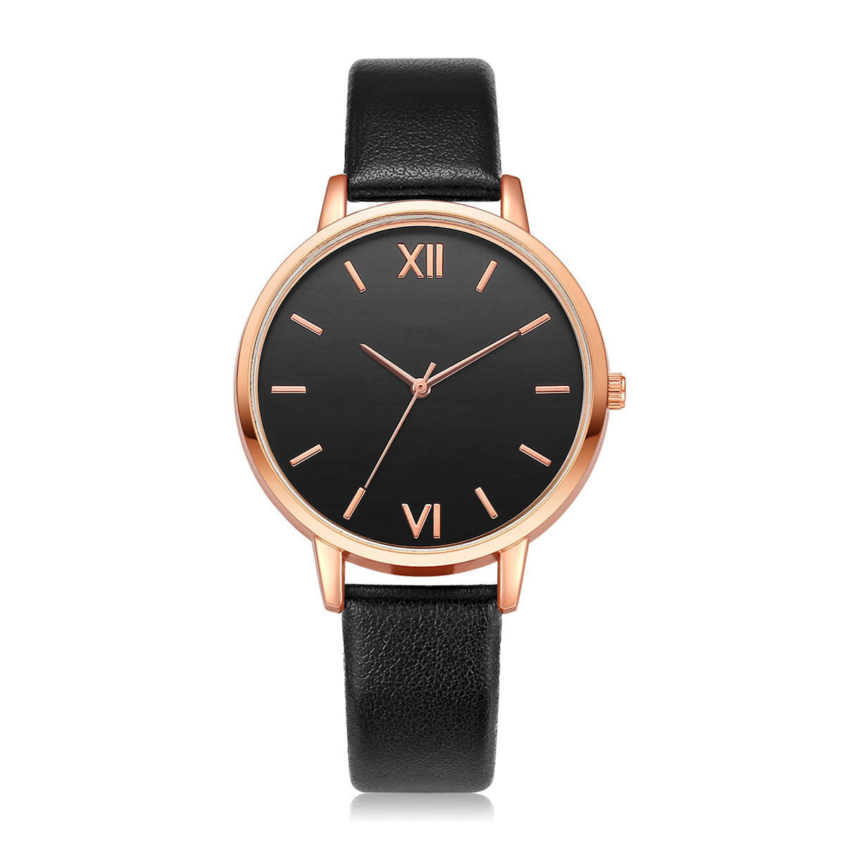 Classic Luxury Women's Watch with Round Dial and PU Leather Strap – Elegant Everyday Timepiece 3
