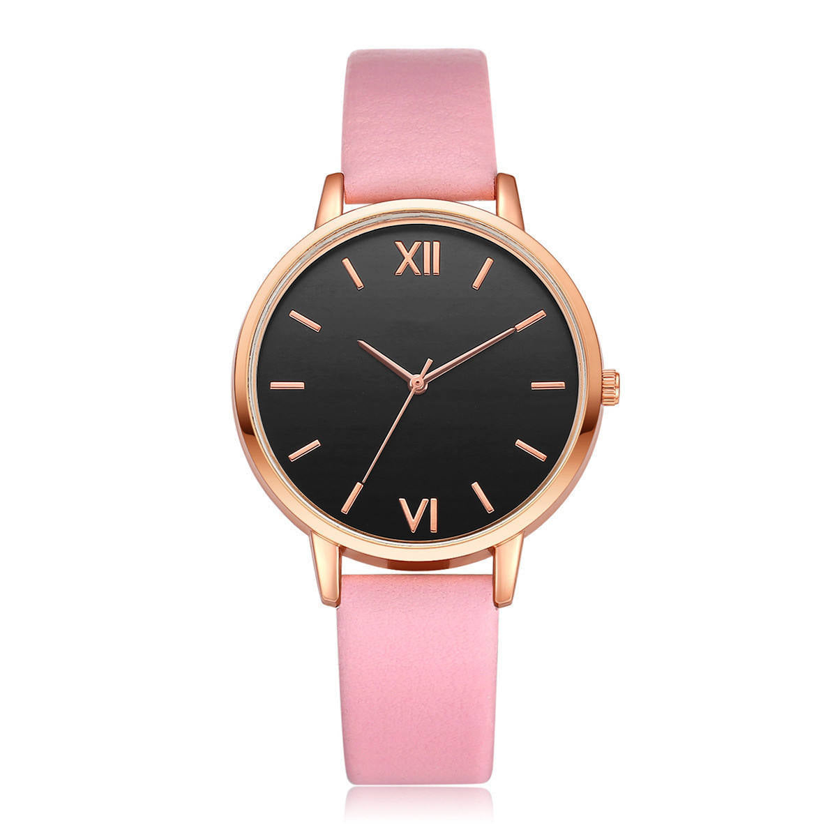 Classic Luxury Women's Watch with Round Dial and PU Leather Strap – Elegant Everyday Timepiece 4