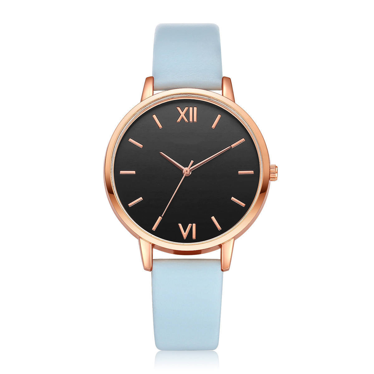 Classic Luxury Women's Watch with Round Dial and PU Leather Strap – Elegant Everyday Timepiece 7