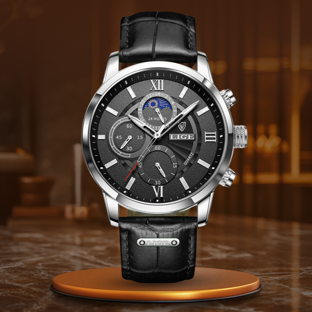 Classic Sports Watch with Stopwatch and Luminous Hands – Perfect for Everyday Use