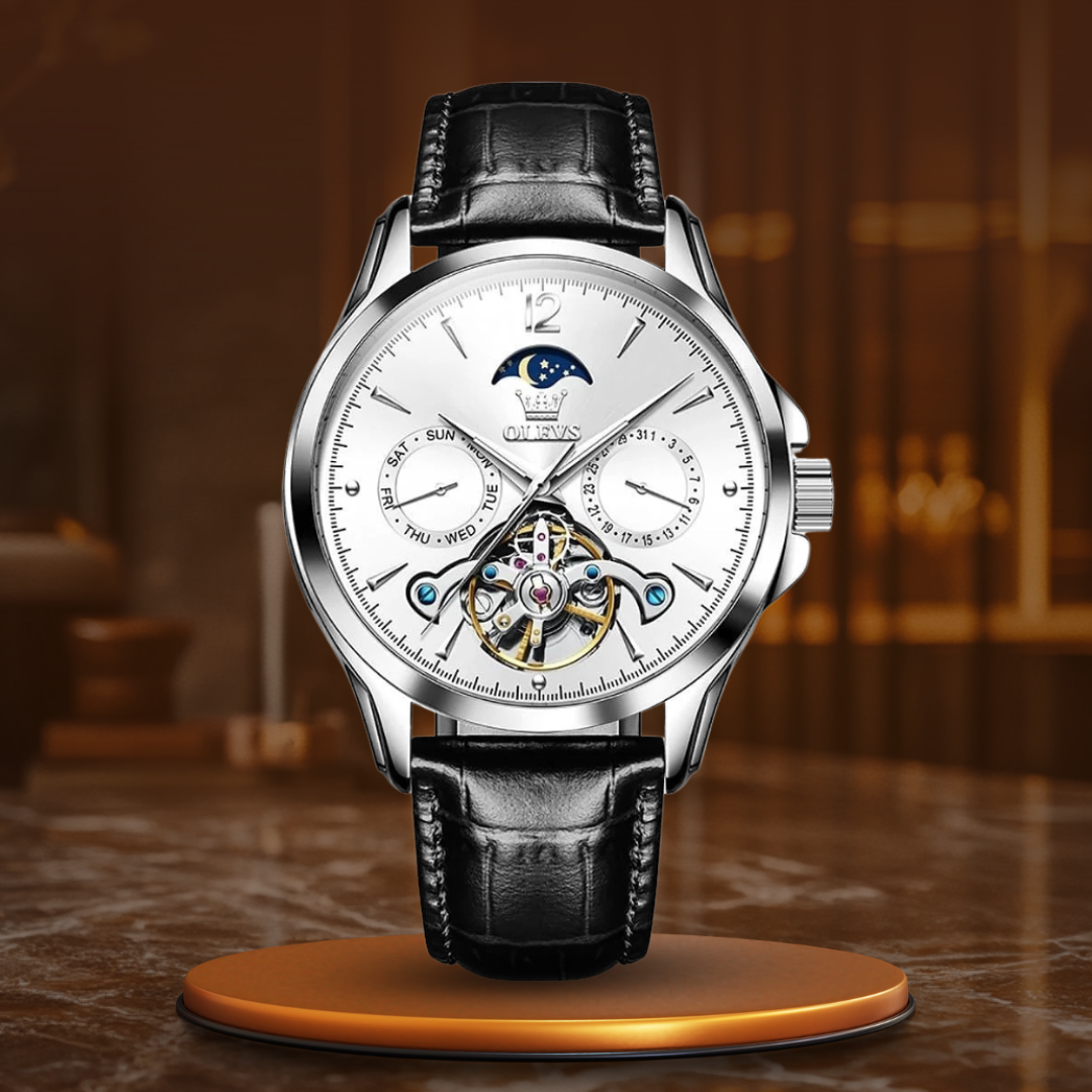 Elegant Quartz Analog Watch with Leather Strap – Minimalist Design for Any Occasion 10