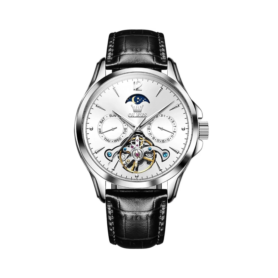 Elegant Quartz Analog Watch with Leather Strap – Minimalist Design for Any Occasion 7