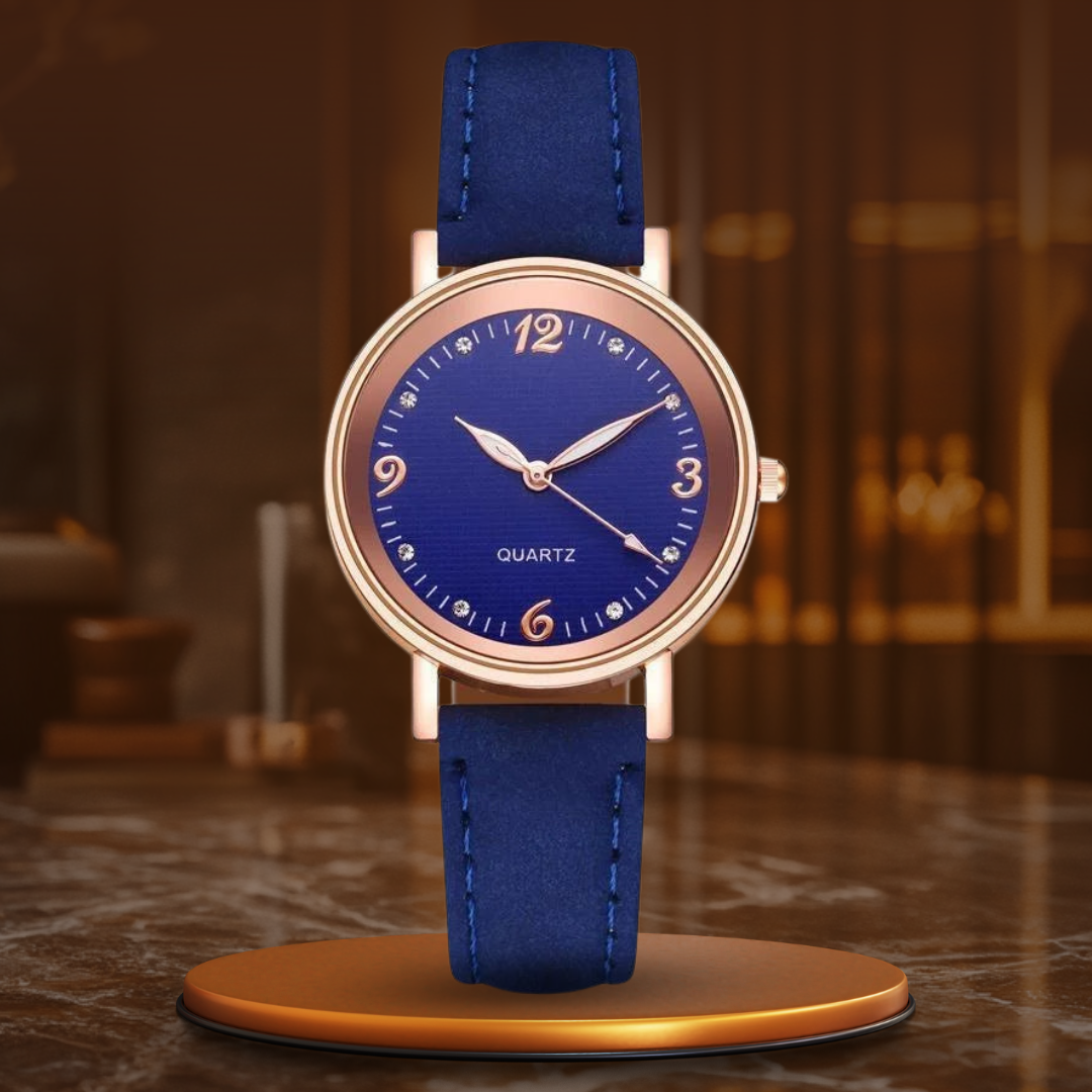 Elegant Women's Watch – Quartz Movement Ladies Timepiece