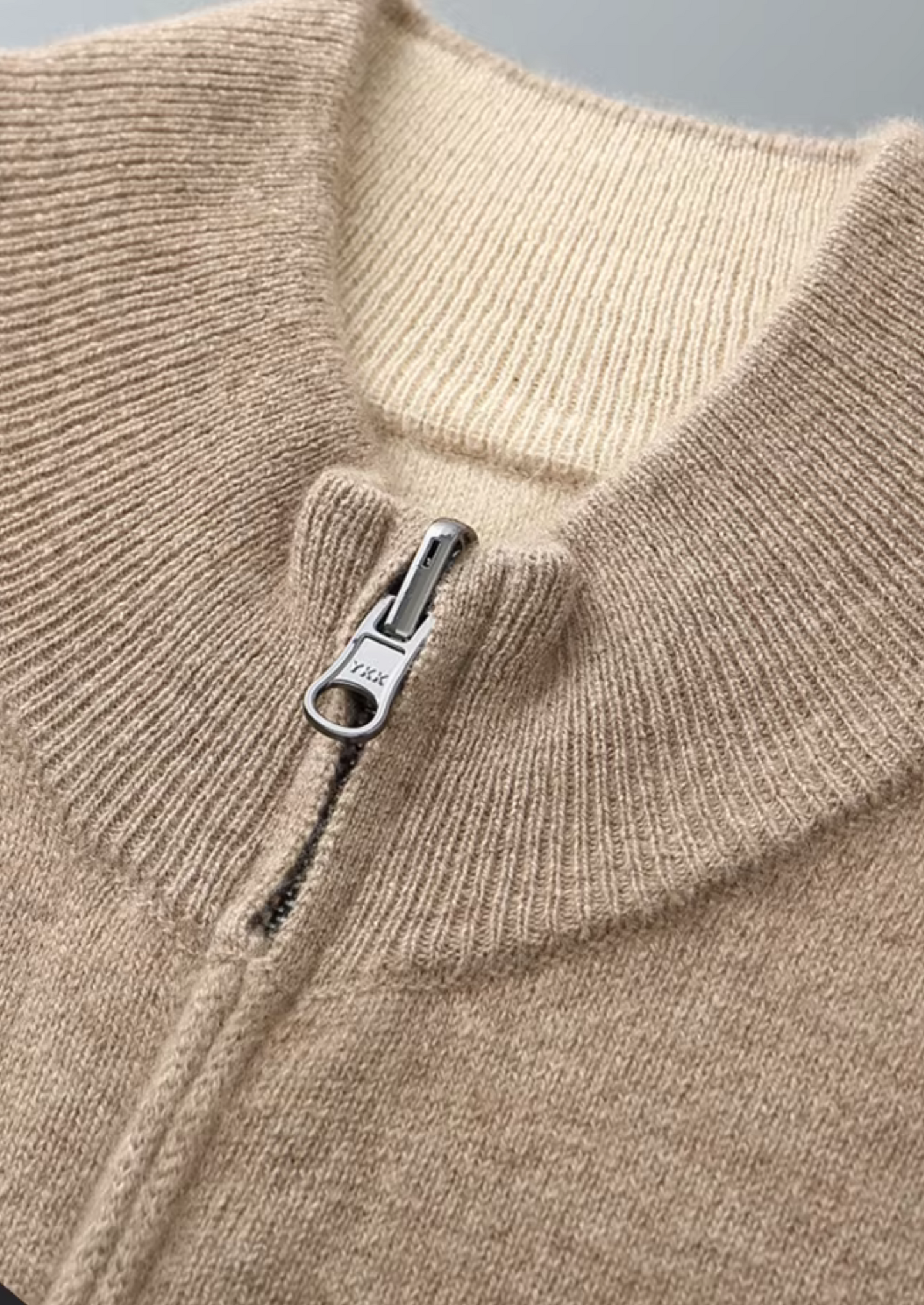 Extra-Fine Merino Wool Zip Cardigan