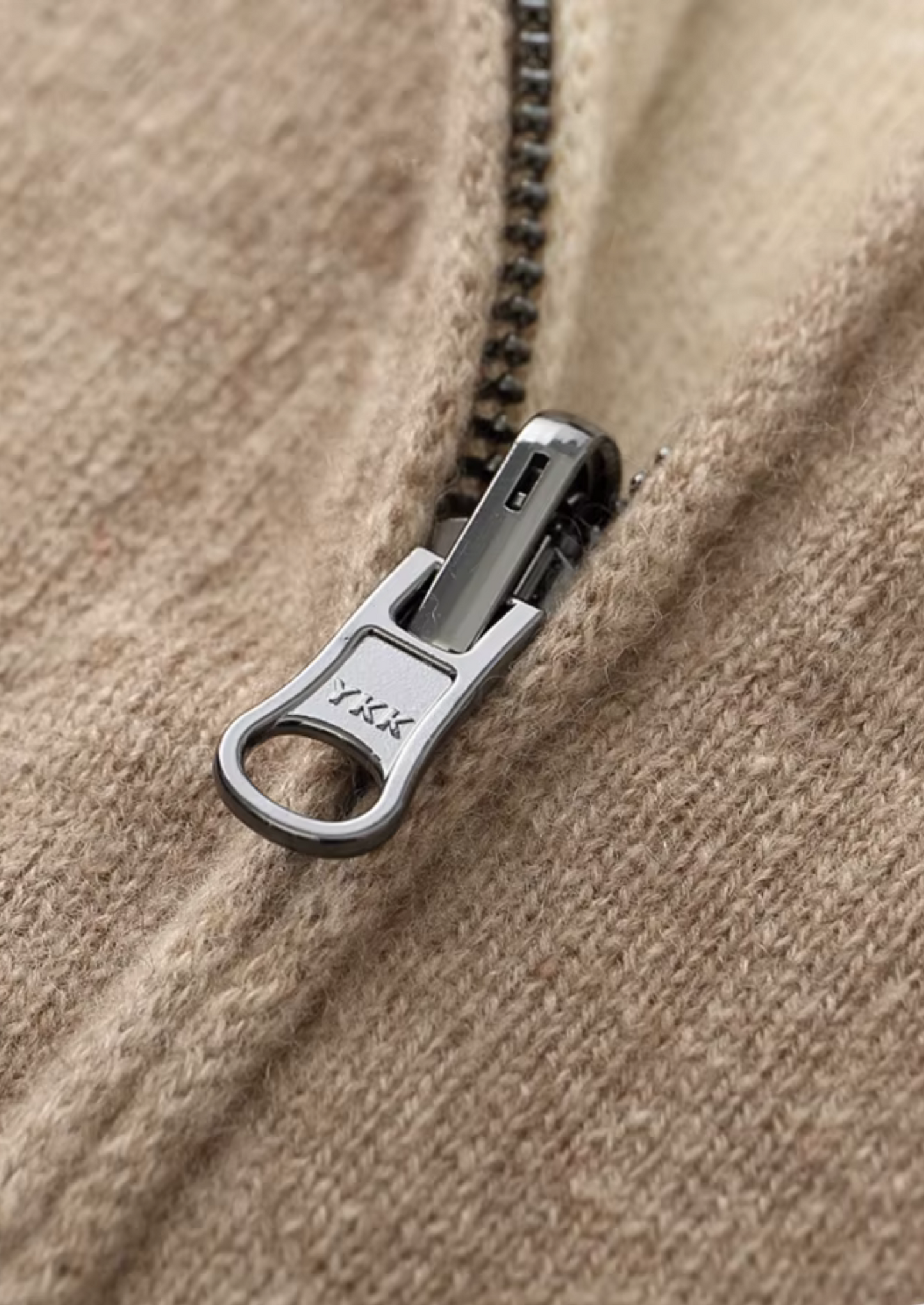 Extra-Fine Merino Wool Zip Cardigan