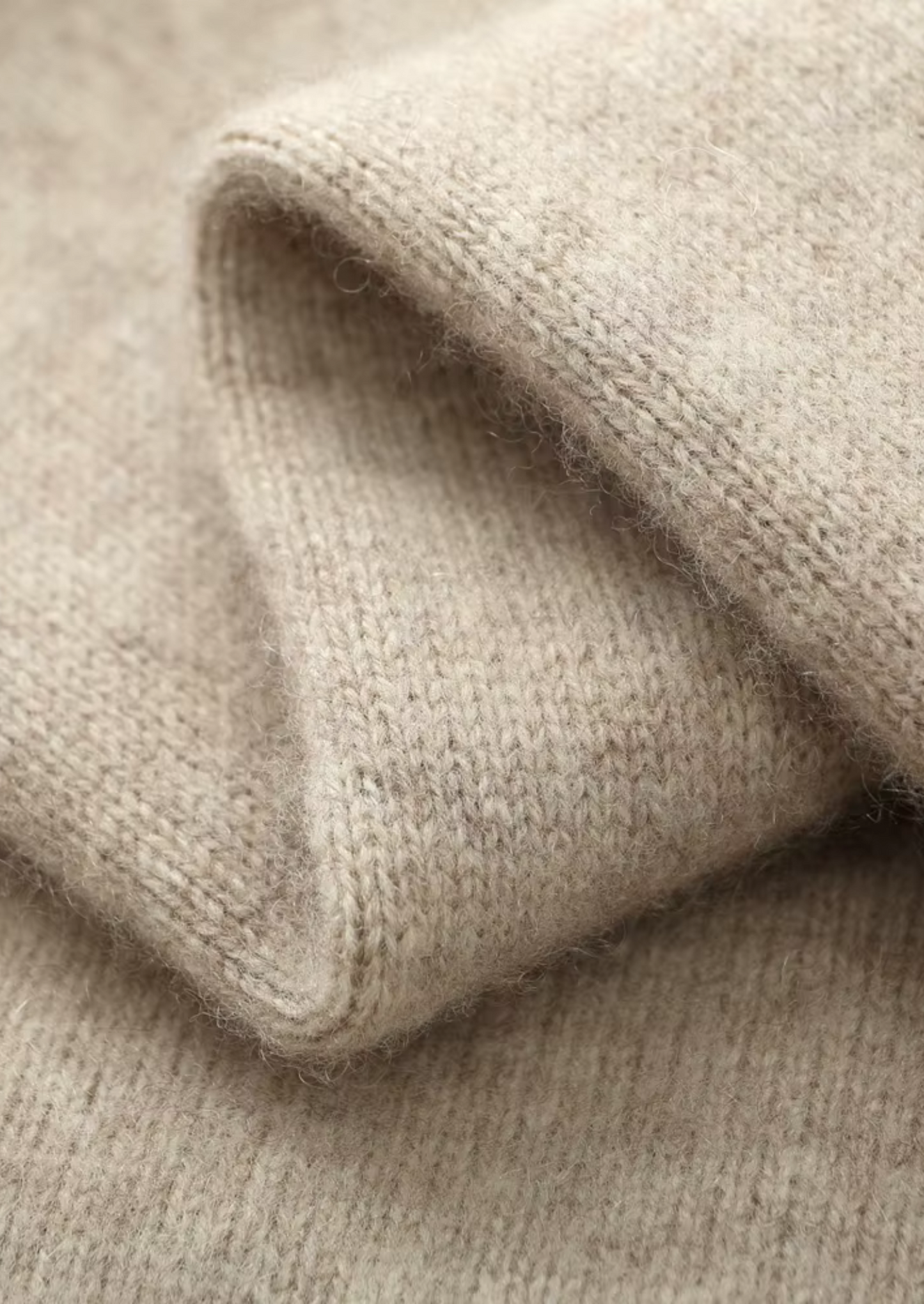 Extra-Fine Merino Wool Zipper Cardigan