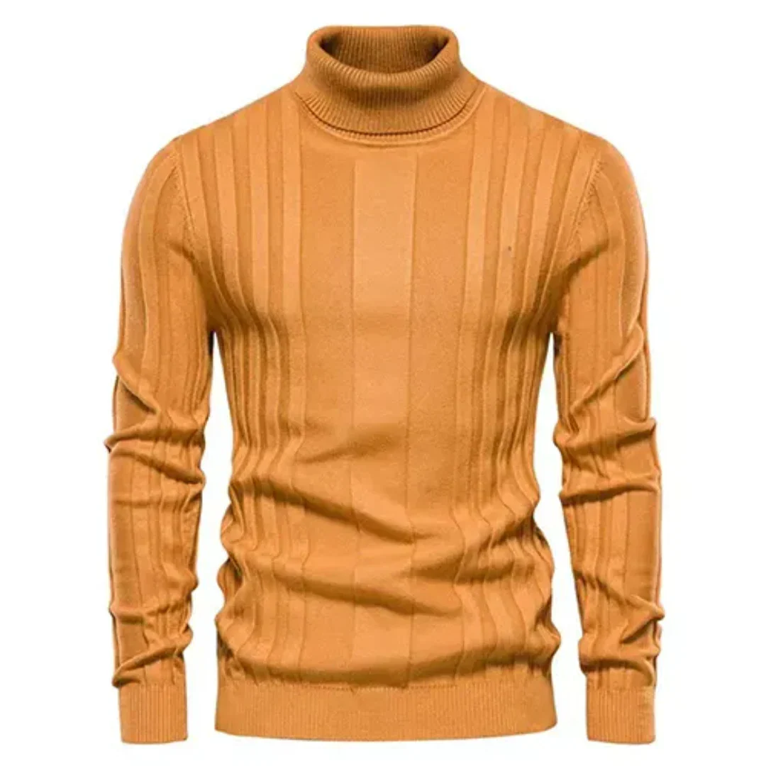 Carter - Warm Knitted Turtleneck Sweater for Winter