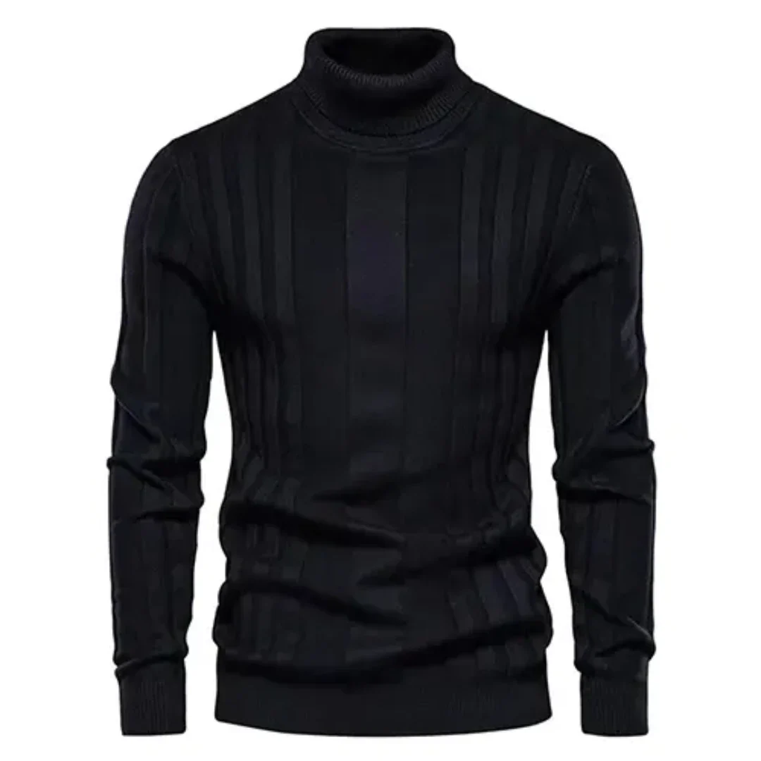 Carter - Warm Knitted Turtleneck Sweater for Winter