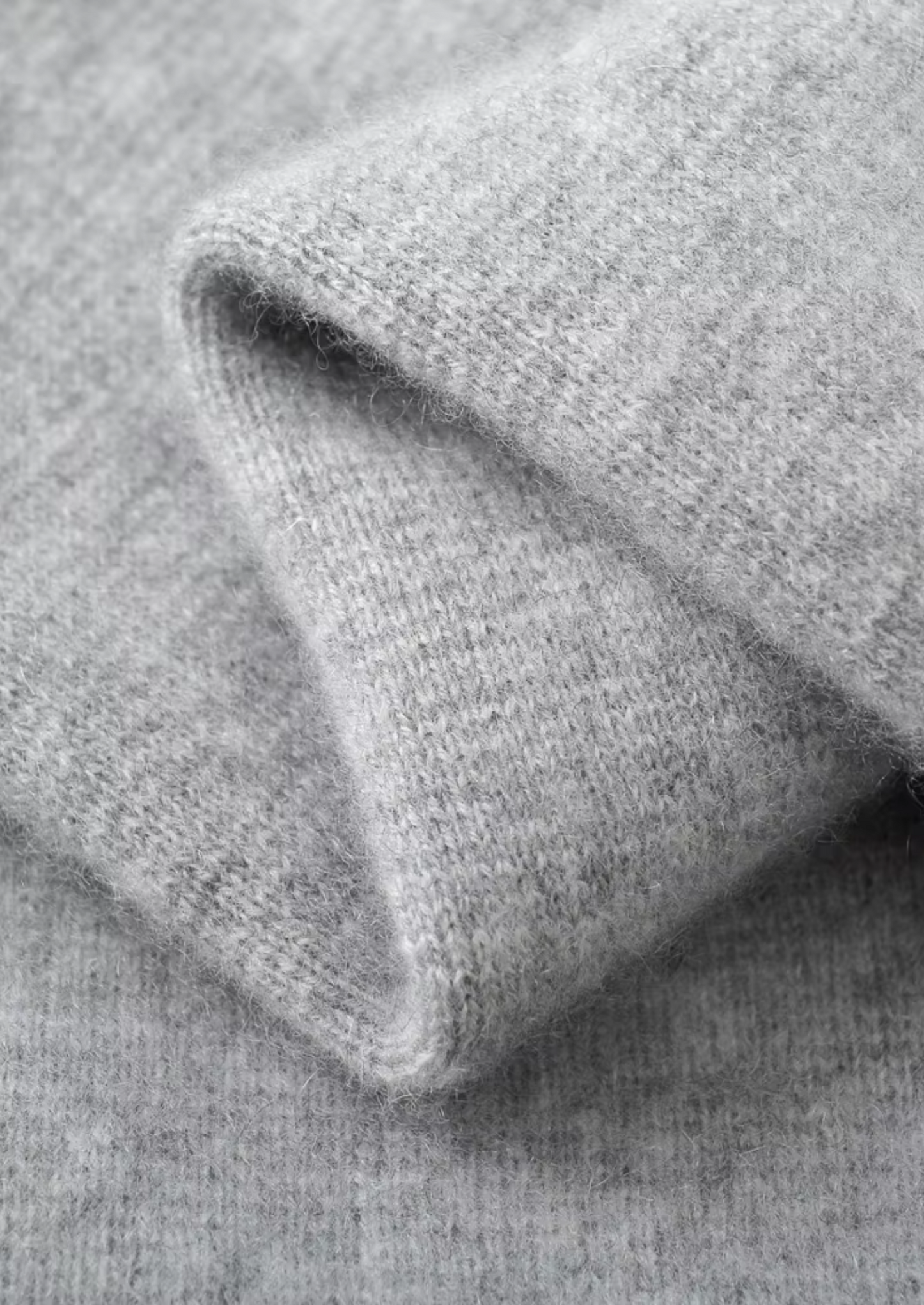 Loungewear Set Grey Extra-Fine Merino Wool