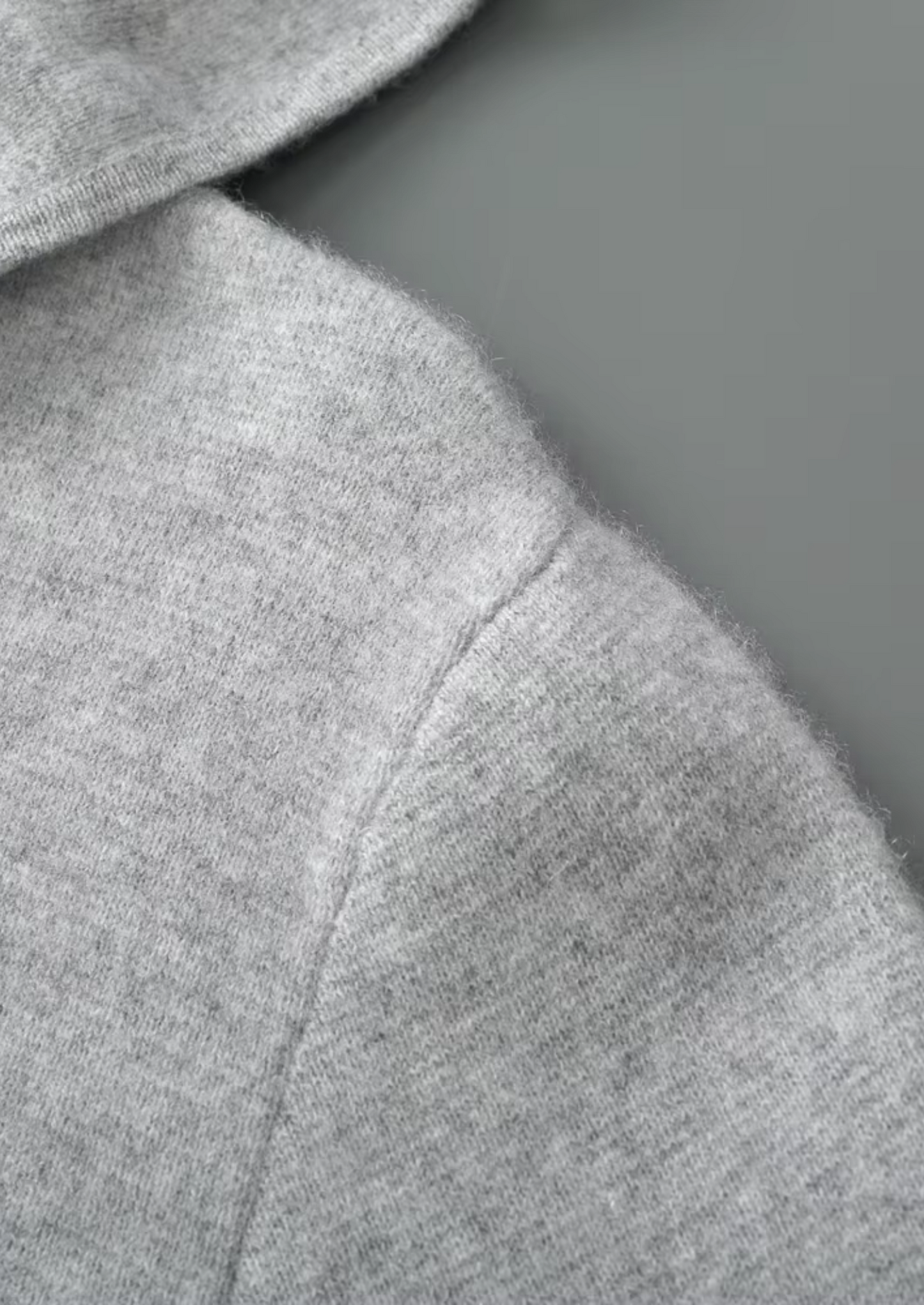 Loungewear Set Grey Extra-Fine Merino Wool