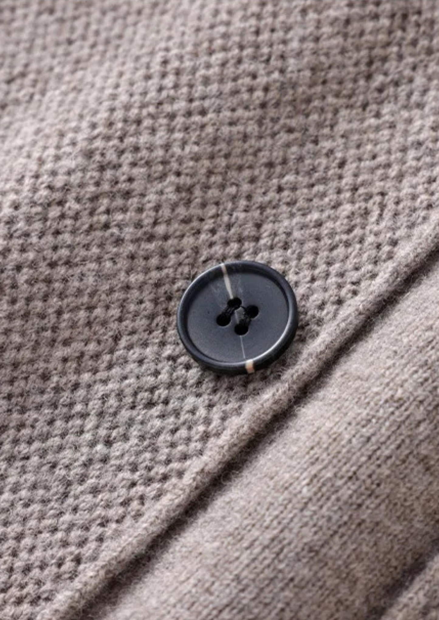 Men's Grey Wool Overshirt Extra-Fine Merino 3