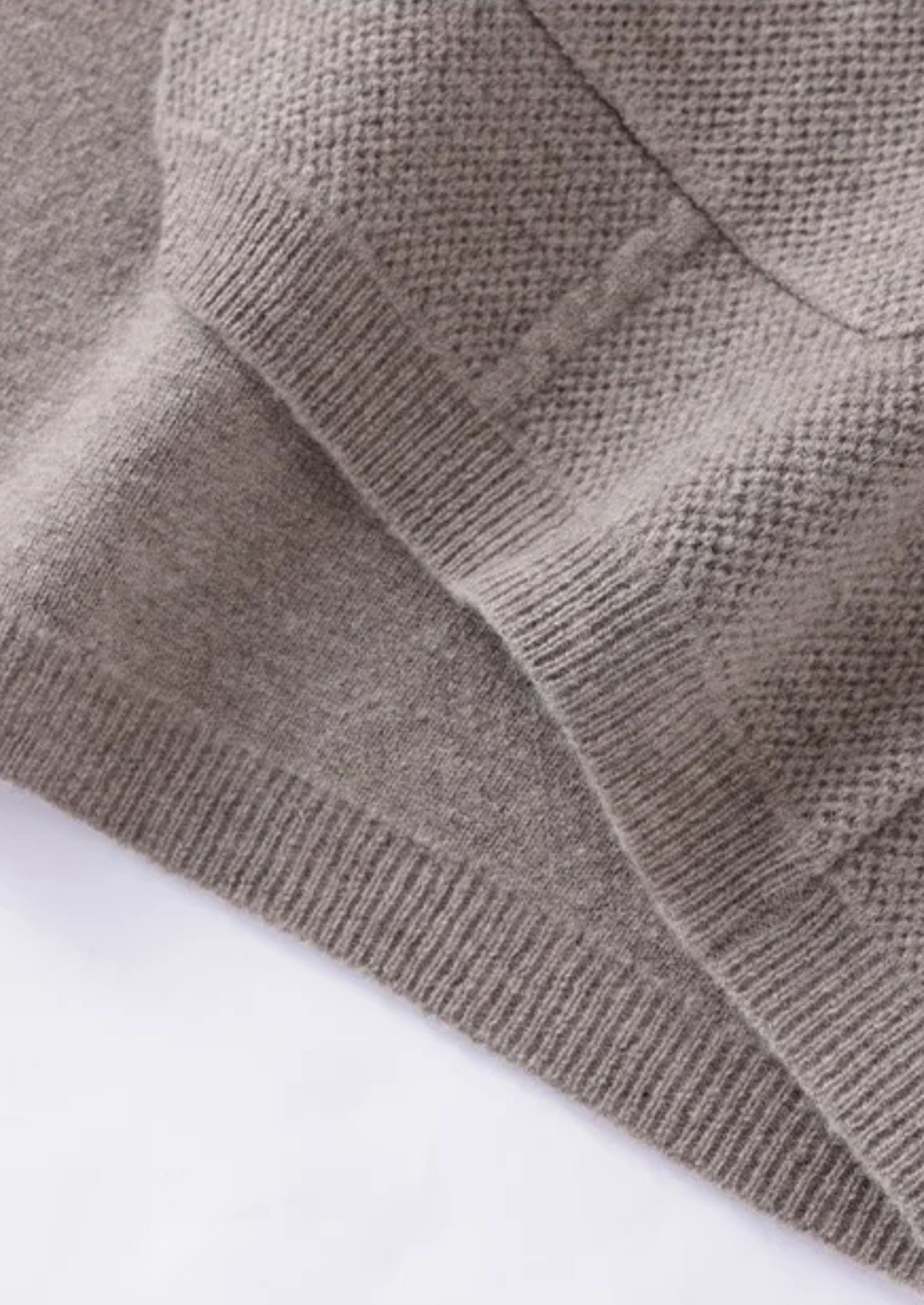 Men's Grey Wool Overshirt Extra-Fine Merino 4
