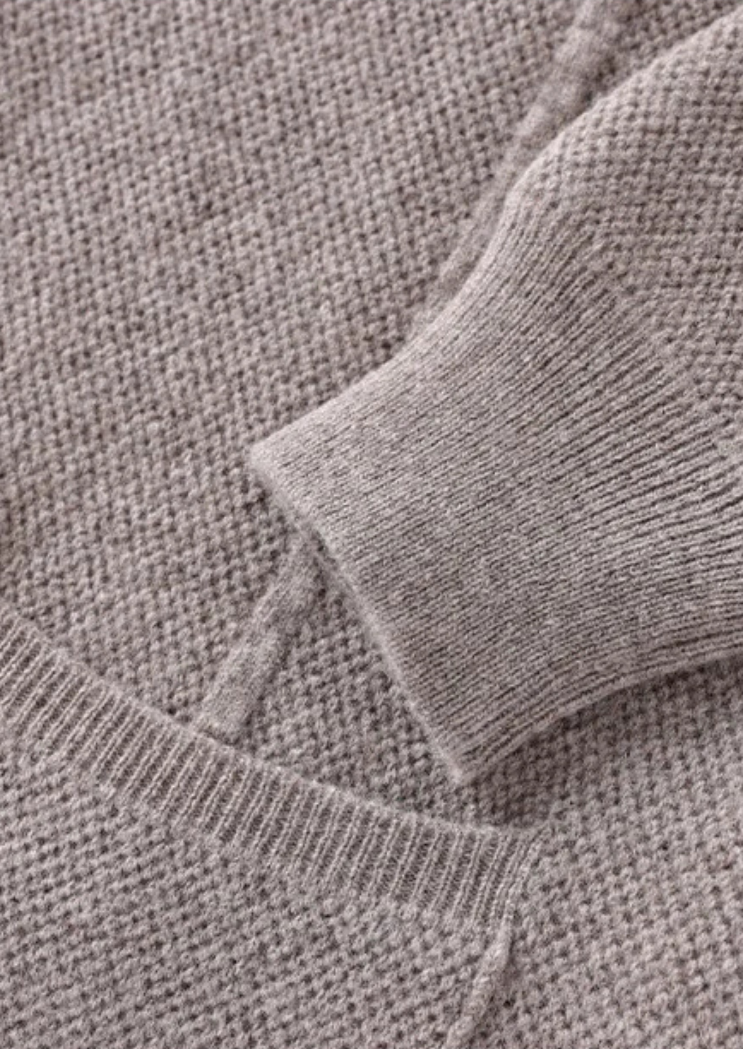 Men's Grey Wool Overshirt Extra-Fine Merino 5