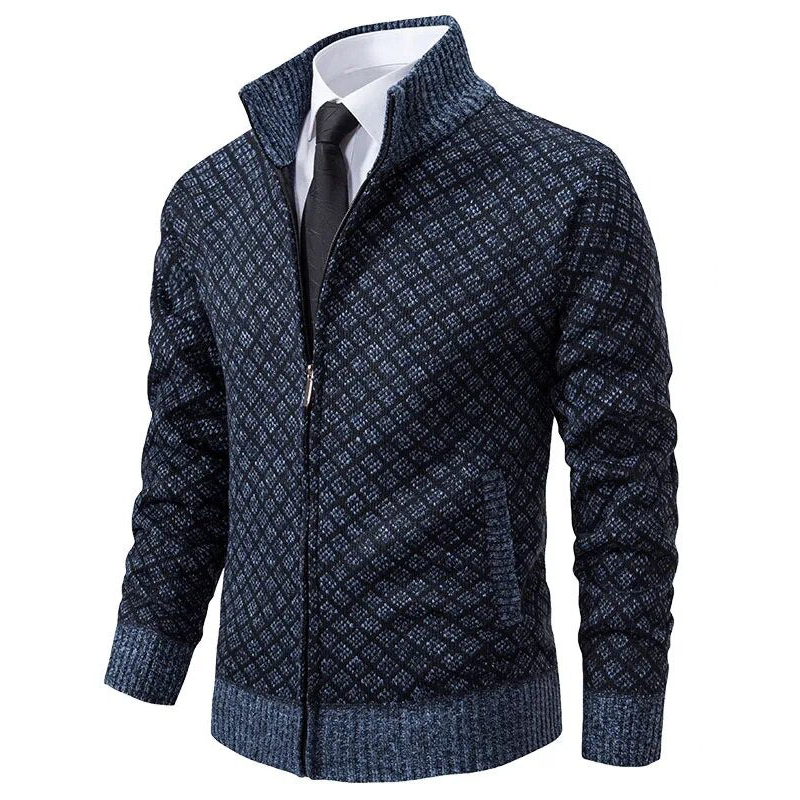 Men's Jacket Black High-Quality Fabric Winter Warmth 5