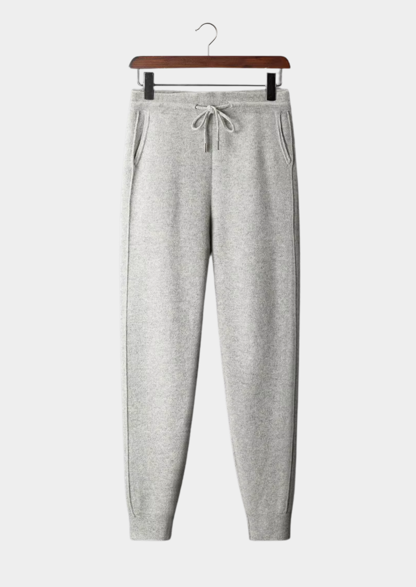 Men's Joggers Grey Extra-Fine Merino Wool