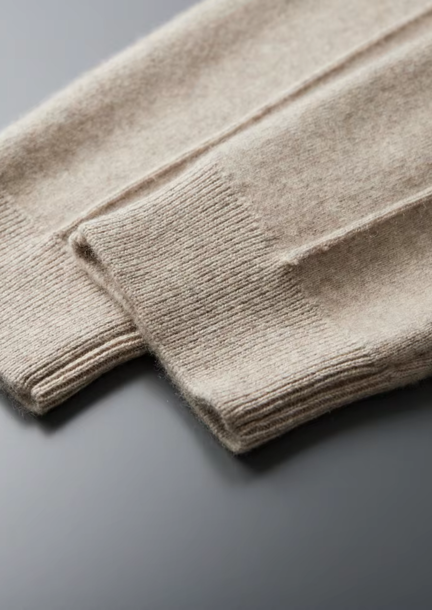Men's Joggers Grey Extra-Fine Merino Wool Relaxed Fit 6