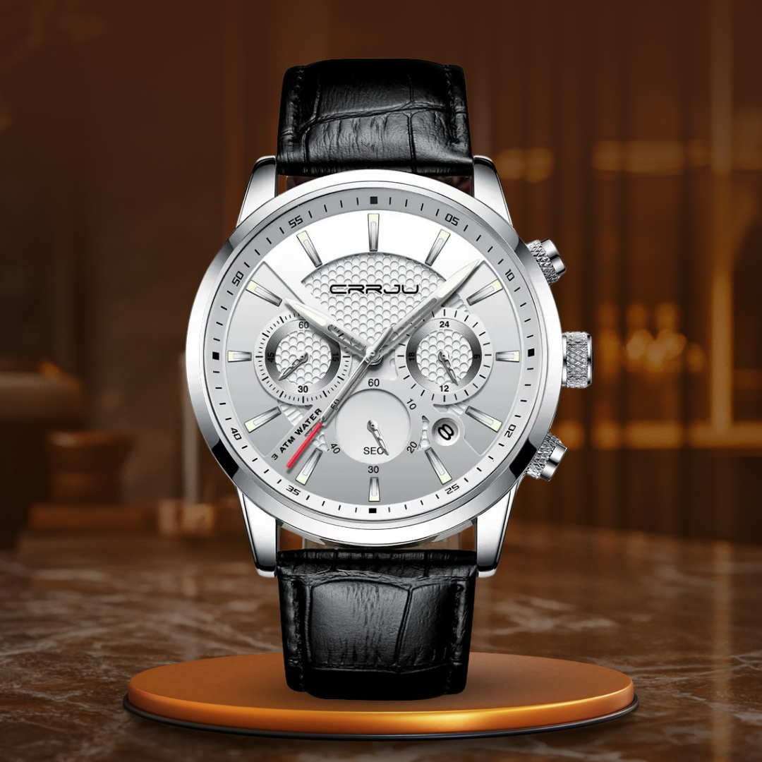 Men's Military Watch with Quartz Movement – Casual and Formal Wear
