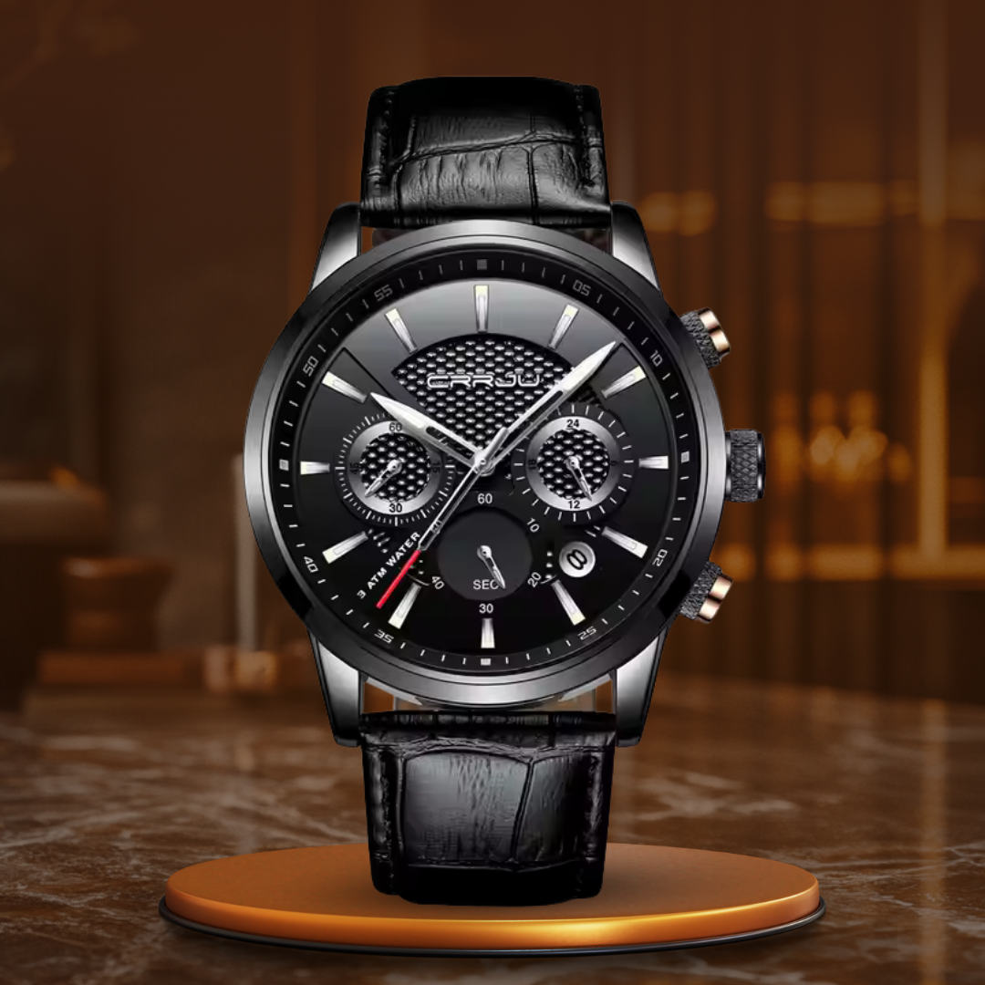 Men's Military Watch with Quartz Movement – Casual and Formal Wear