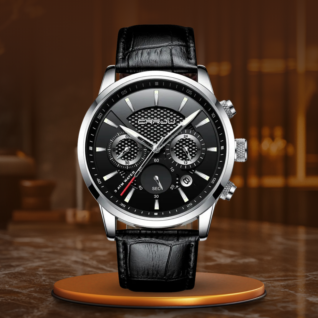 Men's Military Watch with Quartz Movement – Casual and Formal Wear