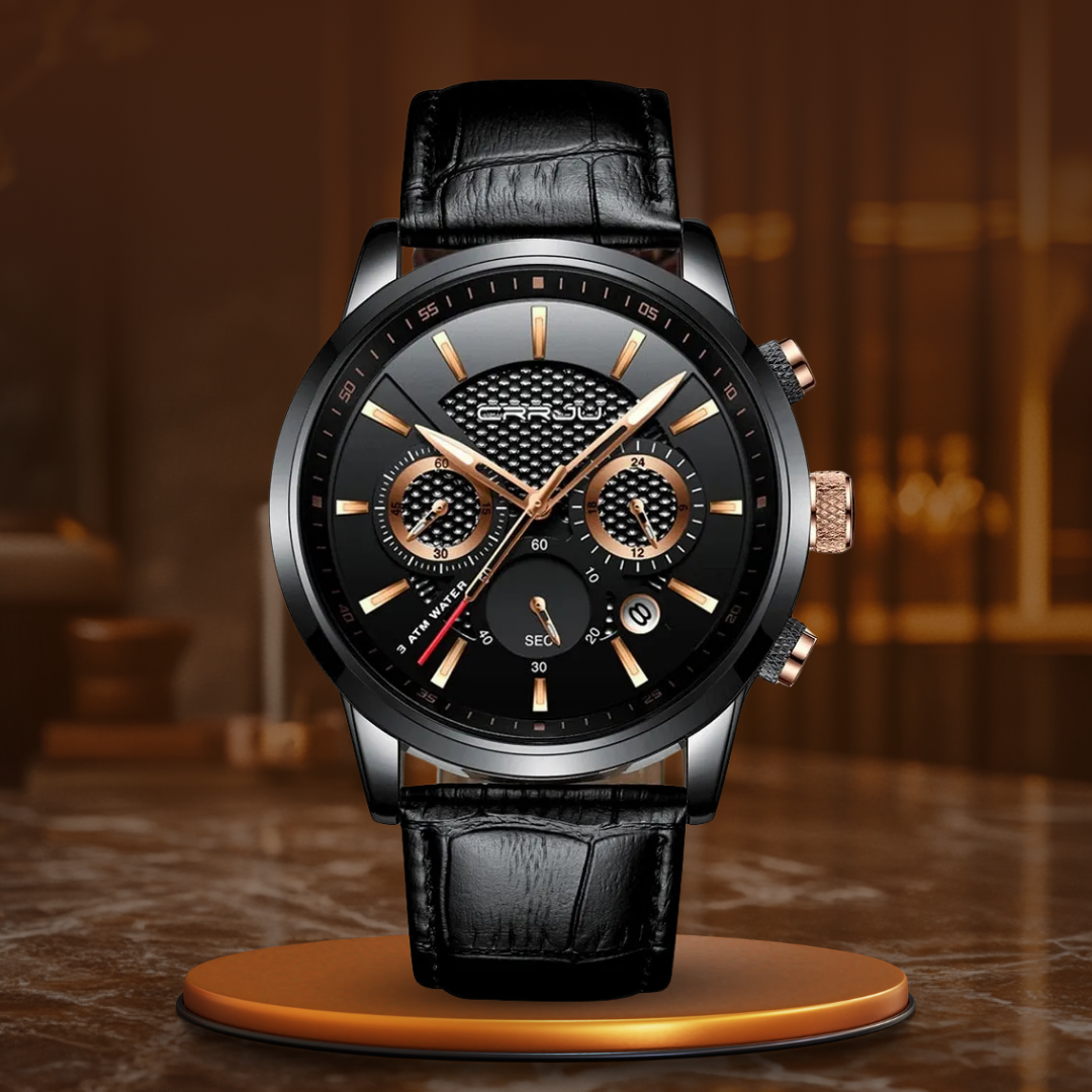 Men's Military Watch with Quartz Movement – Casual and Formal Wear