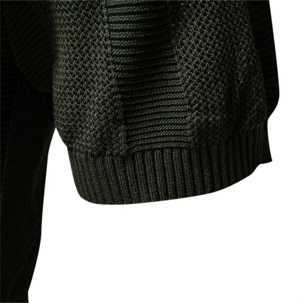 Men's Polo Shirt Blue Striped Cotton