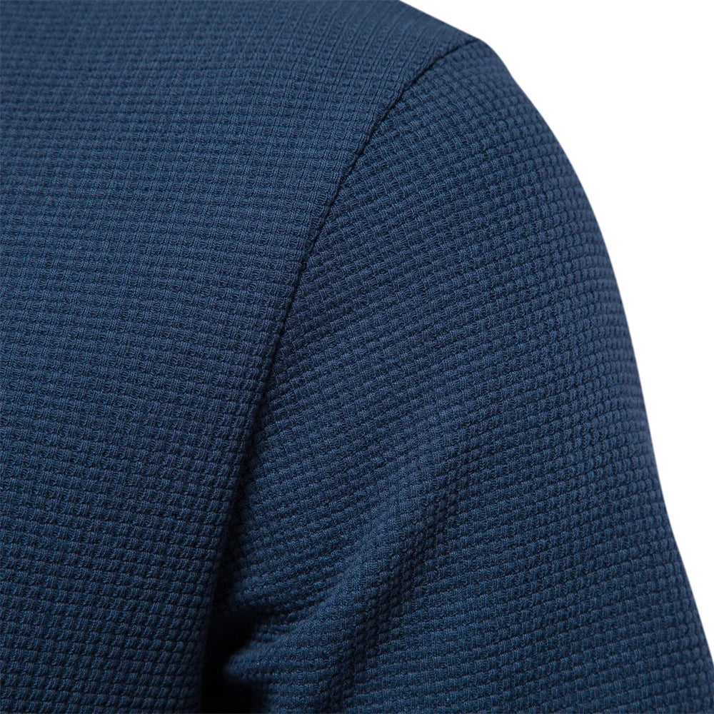 Men's Polo Shirt Light Blue Breathable Fabric