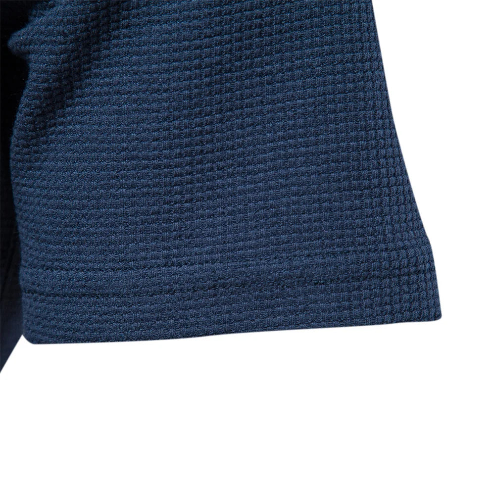 Men's Polo Shirt Light Blue Breathable Fabric